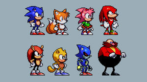 Sonic the Hedgheog character lineup Sonic the Hedgheog character lineup