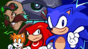Sonic 2 celebration artwork Sonic 2 celebration artwork